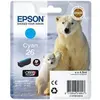 Image de Epson 26XL - Ours Polaire Cartouche Cyan C13T26124012 (T2612)