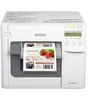 Image de Epson TM C3500 - Imprimante d'étiquettes - couleur - jet d'encre - 112 mm (largeur) - 720 x 360 ppp - jusqu'à 103 mm/sec - LAN, hôte USB - outil de coupe