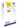 Image de Epson T7554 - 39 ml - taille XL - jaune - original - cartouche d'encre - pour WorkForce Pro WF-8010, WF-8090, WF-8090 D3TWC, WF-8510, WF-8590, WF-8590 D3TWFC