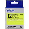 Image de Epson, Ruban d'étiquetage, Cassette D'étiquettes Lk-4ybf (1.20 cm, Multicolore)