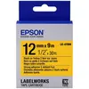 Image de Epson, Ruban d'étiquetage, Lc-4ybw9 (1.20 cm, Jaune, Noir)