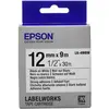 Image de Epson, Ruban d'étiquetage, Cassette d'étiquettes LK-4WBW (1.20 cm, Blanc, Noir)