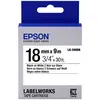 Image de Epson, Ruban d'étiquetage, Cassette D'étiquettes Lk-5wbn (1.80 cm, Noir)