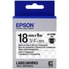 Image de Epson, Ruban d'étiquetage, Cassette D'étiquettes Lk-5tbn (1.80 cm, Noir)