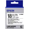 Image de Epson, Ruban d'étiquetage, Cassette d'étiquettes LK-5WBW (1.80 cm, Blanc)