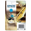 Image de EPSON Cartouche d'encre T1632 XL Cyan - Stylo Plume (C13T16324012)