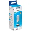 Image de EPSON Kit de Remplissage d'Encre Epson EcoTank 104 - Cyan - Jet d'encre - 7500 Pages - 1 Unit(s) (C13T00P240)