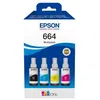 Image de Epson EcoTank 664 - Pack de 4 - noir, magenta, cyan, jaune - original - réservoir d'encre - pour Epson L380, L395, L495; EcoTank ET-2650, L1455, L656; EcoTank ITS L3050, L3060, L3070