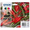 Image de Pack Cartouche d'encre Epson Piment noir XL + 3 couleurs