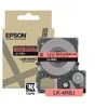 Image de Epson LabelWorks LK-4RBJ - Noir sur rouge mat - Rouleau (1,2 cm x 8 m) 1 cassette(s) boîte de suspension - cartouche de bande - pour LabelWorks LW-C410, LW-C610