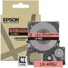 Image de Epson, Ruban d'étiquetage, Rouge mat/noir 12mm LK-4RBJ (1.20 cm, Noir, Rouge)