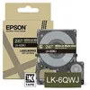 Image de Cartouche d'encre Epson LK-6QWJ pour LabelWorks LW-C410 et LW-C610 Blanc sur Kaki Mat