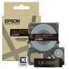 Image de Cartouche d'encre Epson LK-5BKP pour LabelWorks LW-C410 et LW-C610 Or sur Noir métallique