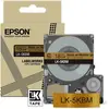 Image de Epson, Ruban d'étiquetage, Or métallique/noir 18mm LK-5KBM (1.80 cm, Or)