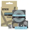 Image de Cartouche d'encre Epson LK-4LAS pour LabelWorks LW-C410 et LW-C610 Gris sur bleu