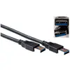 Image de ACT Advanced Cable Technology SB3013 2m USB A mâle Noir Câble USB (2 m, USB 3.2 Gen 1), Câble USB