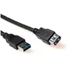 Image de ACT Advanced Cable Technology SB3040 0.5m USB A USB A Mâle Femelle Noir Câble USB (0.50 m, USB 3.2 Gen 1), Câble USB