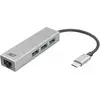Image de ACT AC7055 (USB-C, 3 ports), Station d'accueil + hub USB, Gris