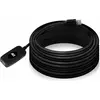 Image de ACT AC6010 Câble USB 10 m 2.0 USB A noir (10 m, USB 2.0), Câble USB