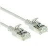 Image de ACT Grey 2 meter LSZH U/FTP CAT6A datacenter slimline patch cable snagless with RJ45 connectors (U/FTP, CAT6a, 2 m), Câble réseau