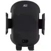 Image de ACT Montage automatique du smartphone sur la voiture avec chargement sans fil, Support pour smartphone, Noir