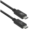 Image de ACT Câble de connexion USB 3.2 Gen1 C mâle - C mâle 1 mètre (1 m, USB 3.2 Gen 1, 60 W), Câble USB