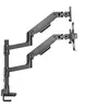 Image de ACT - Kit de montage (bras pour moniteur) - pour écran LCD / ordinateur portable - aluminium, plastique, acier - noir - Taille d'écran : 17"-49" (monitor) / up to 17.3" (notebook)