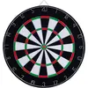 Image de Longfield Darts Cible de fléchettes floquée avec 6 fléchettes, épaisseur 2,5 cm