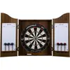 Image de Longfield Darts Armoire marron avec cible de fléchettes en sisal 065004C, fléchettes comprises