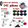 Image de Fléchettes Service Kit steeltip/softip - pour pointe acier et pointe nylon - 141 pièces dans une boite de rangement