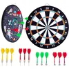 Image de Longfield Darts Cible de fléchettes réversible (magnétique/papier) sur le thème de l'espace