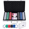 Image de Set de Poker Malette Argentée 300 Jetons 11,5g