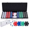 Image de Set de Poker - Mallette Argentée 500 Jetons 11,5g sans numéro