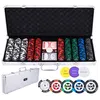 Image de Set de Poker Premium - Malette Métal avec 500 Jetons Numérotés