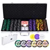 Image de Malette de Poker 500 Jetons 14g Mises Élevées
