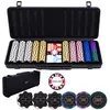Image de Malette de Poker Métal - 500 Jetons 14g avec Valeurs Numérotées pour 10 joueurs