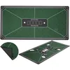 Image de Tapis de Poker Vert Antidérapant 120 x 60 cm pour 4 joueurs