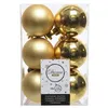 Image de Lot de 12 boules EDM - esprit de Noël - Doré - 71869
