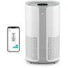 Image de Duux Bright 2 Smart Luchtreiniger - 210 CADR geschikt voor 42m² - Air Purifier met, Purificateur d'air, Gris, Blanc