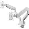 Image de One for All Support de moniteur Solid Dual White DM 4220 (Plafond, Tables, 35", 10 kg), Support de moniteur, Blanc