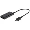 Image de Gembird Cablexpert A-MHL-003 (HDMI, 16 cm), Adaptateur données + vidéo, Noir