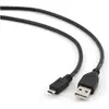 Image de Gembird Câble micro USB 2.0 AM-MBM5P 3m- Chargement- Transfert- noir (3 m, USB 2.0), Câble USB