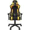 Image de Gembird Chaise de jeu SCORPION juodas mesh yellow skin, Chaise gaming, Noir, Jaune
