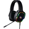 Image de Gembird Casque de jeu surround USB 7.1 avec effet lumineux RGB (Filaire), Casque gaming, Noir