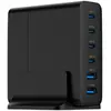 Image de Gembird TA-UC-2A4C-PD75-01-BK (75 W, 6 ports), Chargeur USB, Noir