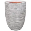 Image de pot de fleur élégant bas - capi europe - rib nl - 46 x 58 cm - ivoire