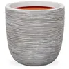 Image de Jardinière CAPI EUROPE Nature Rib KOFI935 424241 Ivoire 54 x 52 cm