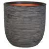 Image de Pot de fleur boule - CAPI EUROPE - RIB NL - 35 x 34 cm - Anthracite