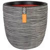 Image de Capi Jardiniere Nature Rib 43 x 41 cm anthracite KOFZ933 424243