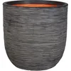 Image de CAPI EUROPE Jardiniere NATURE RIB - 43x41 cm - Anthracite